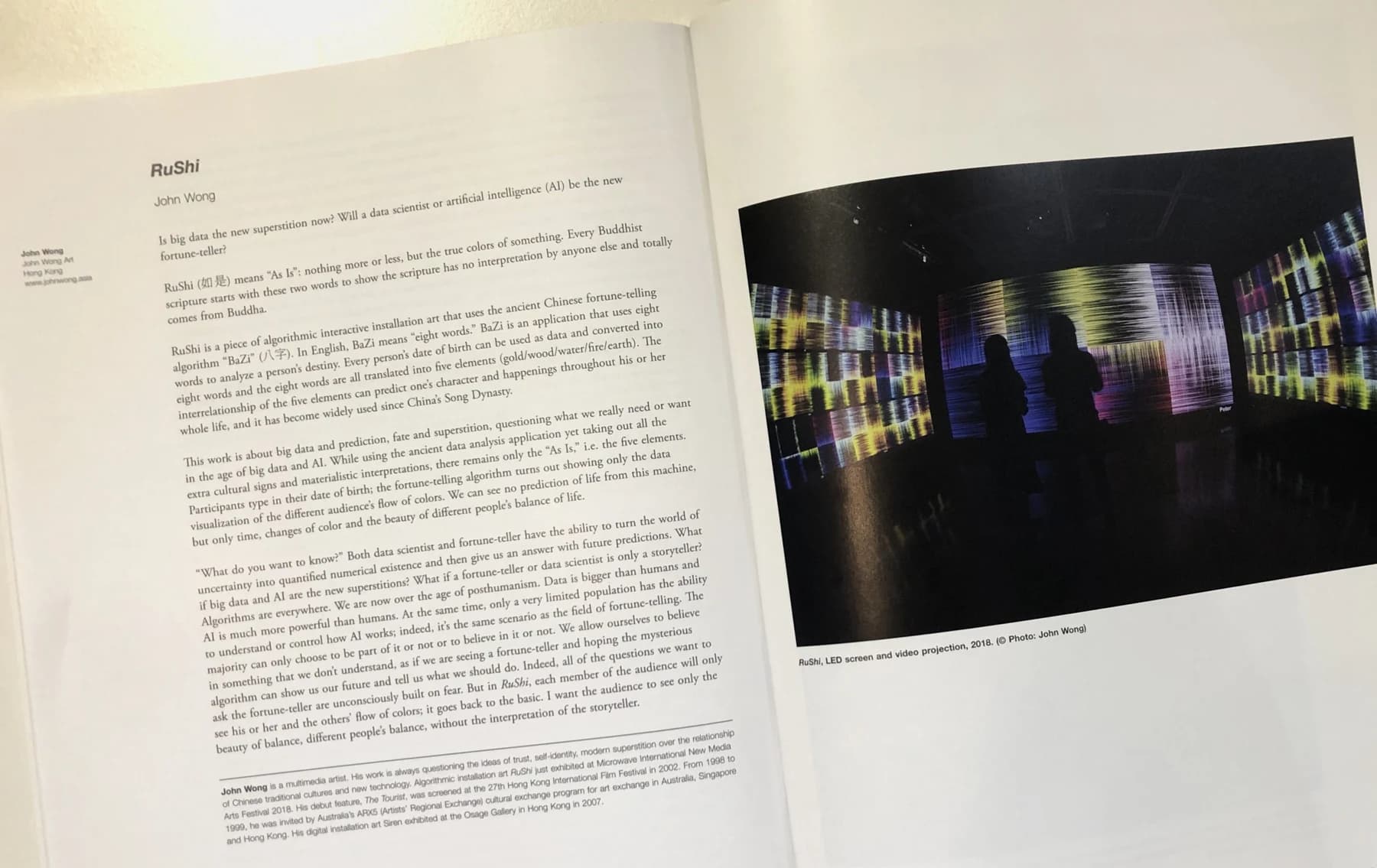 Leonardo Vol 52 2019 RuShi Feature Spread
