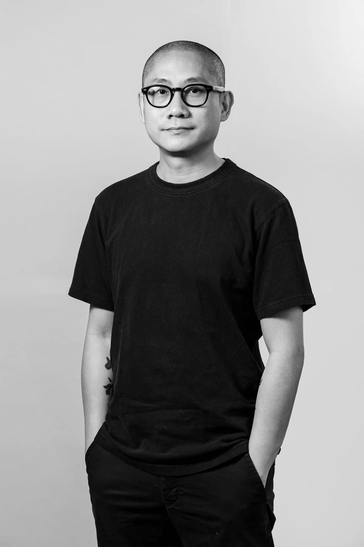 John Wong Black And White Portrait